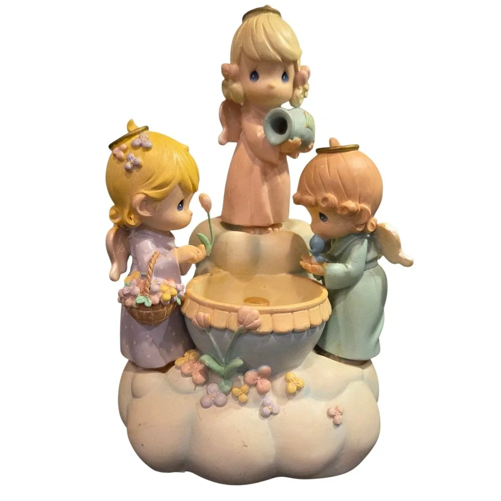 Precious Moments Musical Fountain AWF-1001-E Waltz of the Flowers